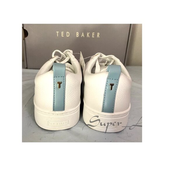 NEW Ted Baker Women's Leather Sneaker Shoes - Picture 7 of 9